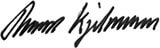 Thomas Kjellmann's underskrift